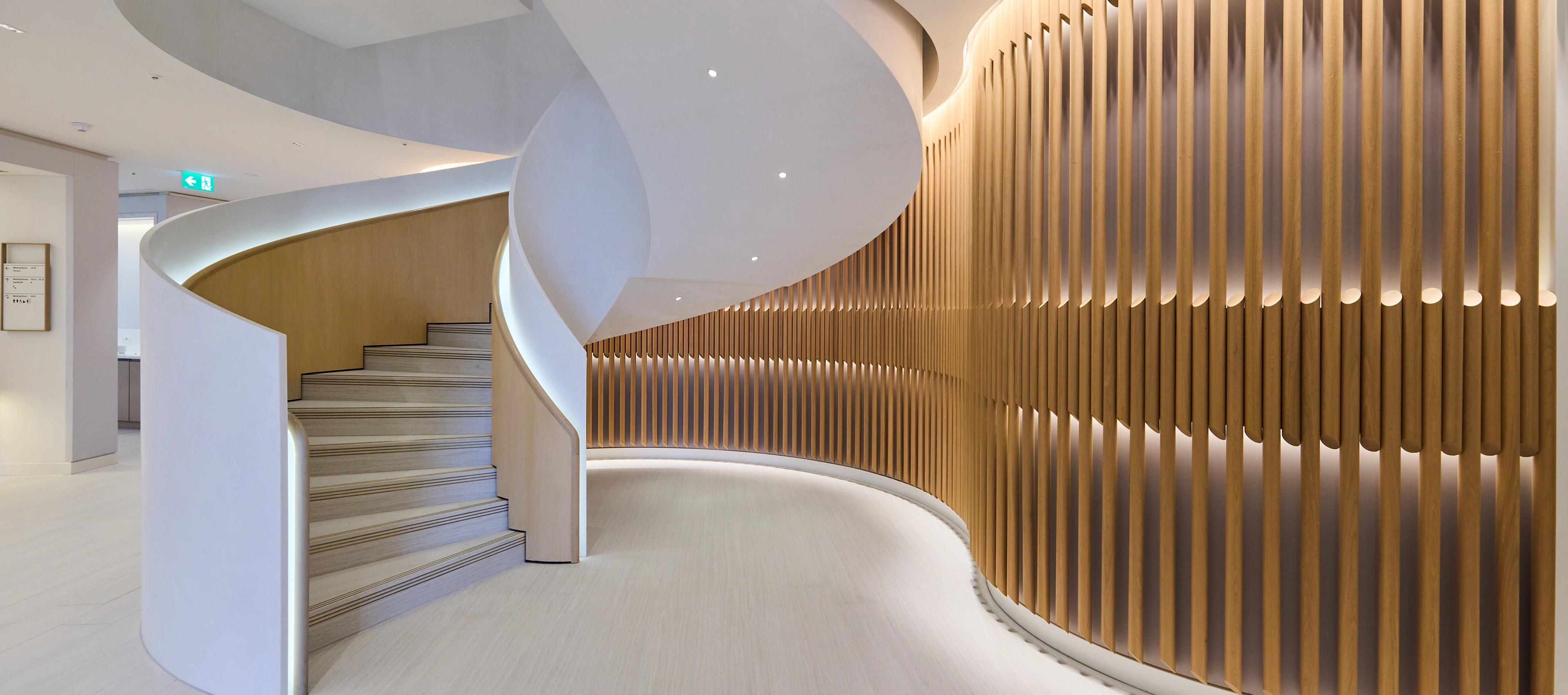 Warm timber commercial interior